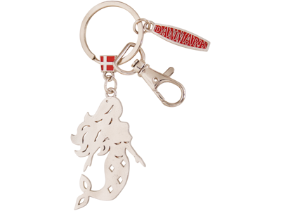 Keyring Mermaid Silver