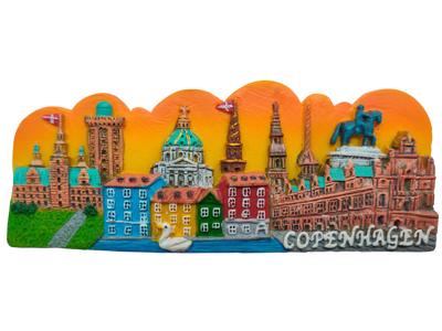 Magnet Copenhagen Orange Sky