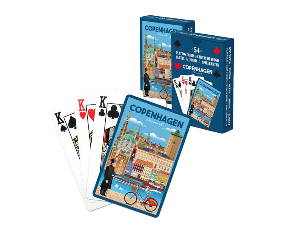 Spillekort, i æske Bygninger CPH