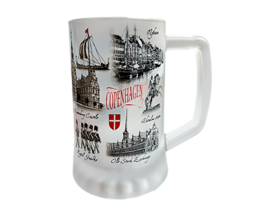 Beer Glass Black And White