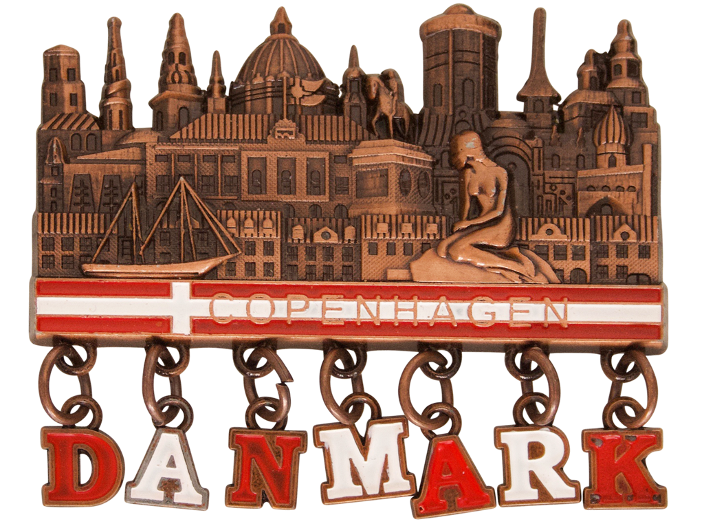 Magnet Towers Of Copenhagen Danmark Bronze