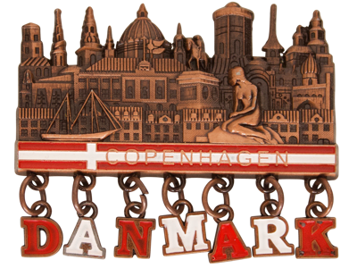 Magnet Towers Of Copenhagen Danmark Bronze