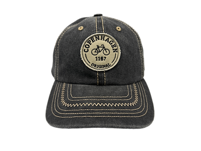 Kasket Cykel Mørkegrå