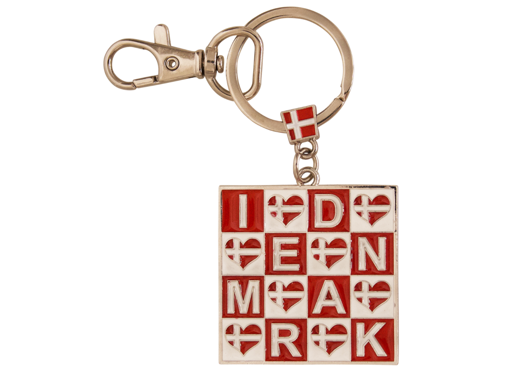 Keyring I Heart Denmark