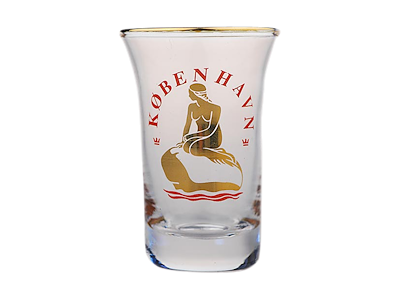 Shotglass The Little Mermaid Gold