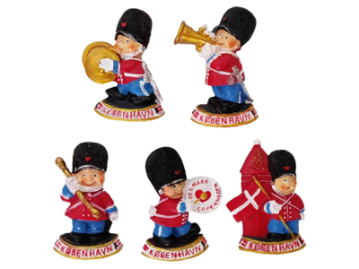 Magnet Set Guardsmen Music 5 Pieces In Box