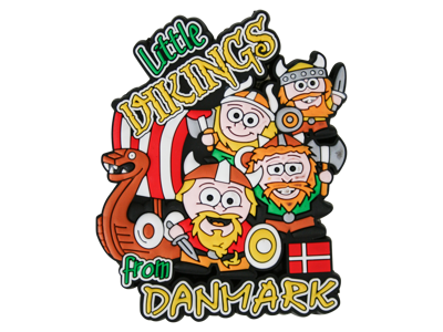 Magnet Little Vikings From Denmark