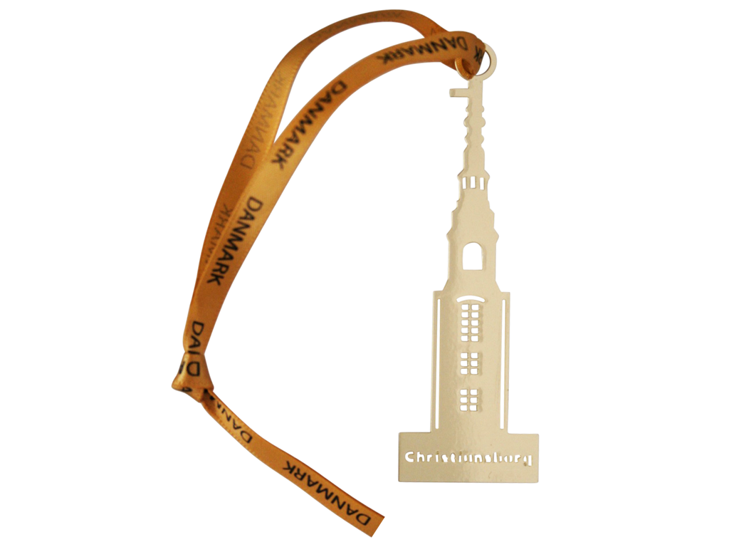 Bookmark Christiansborg Gold Color Plated Metal