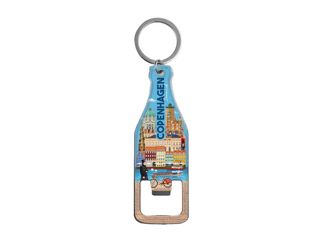 Nøgeling, Kapselåbner Flaske Bygninger CPH