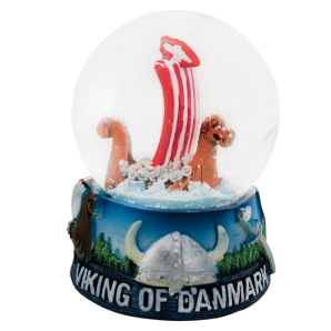 Snow Globe Viking Ship 65 mm - Snow globes