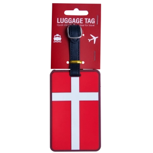 Suitcase Tag Danish Flag - Travel