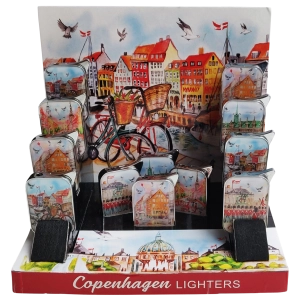 Lighters In Display Watercolor Drawings - Nyhavn