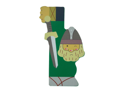 Wooden Number Viking 1