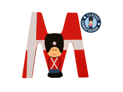 Wooden Letter Guardsman And Flag M