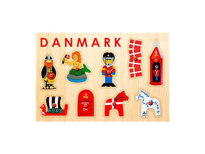 Puzzle Game Danish Design 9 Pieces