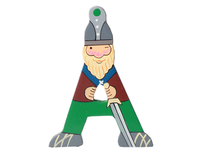 Wooden Letter Viking Å