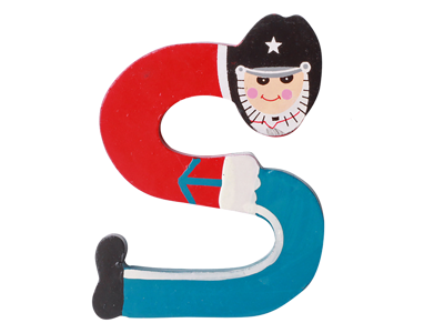 Wooden Letter Guard S