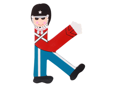 Wooden Letter Guard K