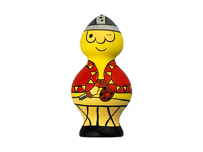 Magnet Viking Red Round