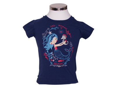 T-shirt, Blue Mermaid, Navy