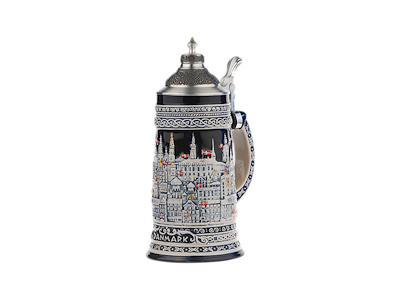 Bierstein Copenhagen Towers Medium Tin Lid