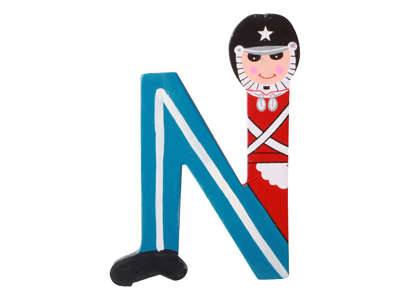 Wooden Letter Guard N