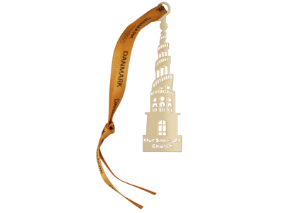 Bookmark Our Saviours Church Gold Color Plated Metal