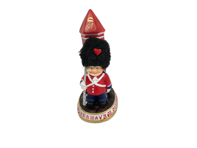 Royal guard in a sentry box