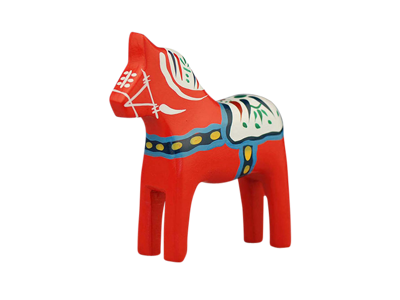 Figurine, Dalar Horse 7,5 cm.