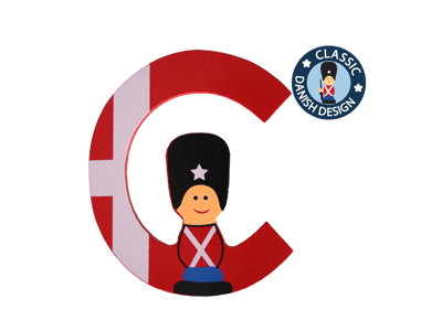 Wooden Letter Guardsman And Flag C