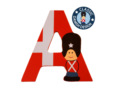 Wooden Letter Guardsman And Flag A