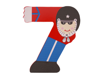 Wooden Number Guardsman 7
