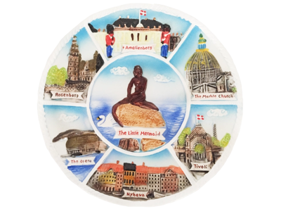 Plate Copenhagen Collage