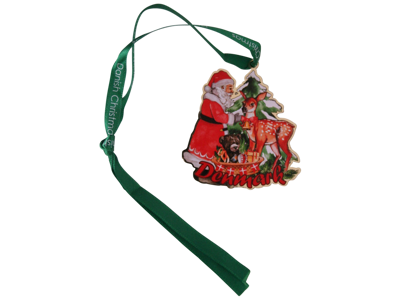 Christmas Ornament Santa And Reindeer
