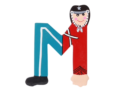 Wooden Letter Guard M