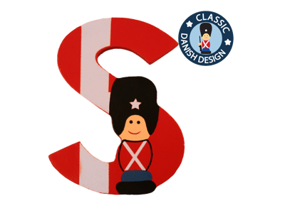 Wooden Letter Guardsman And Flag S