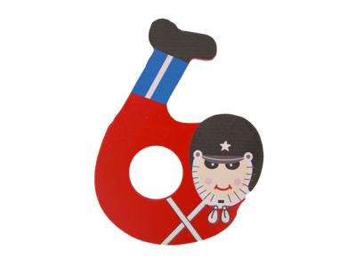 Wooden Number Guardsman 6