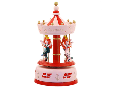 Wooden Carousel Wonderful Copenhagen Mermaids With Music