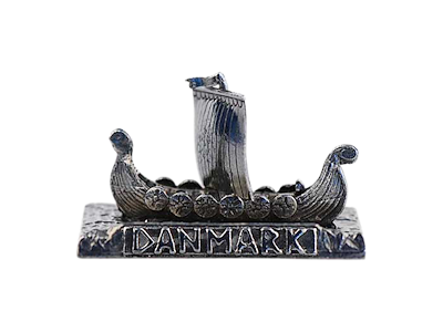 Figurine Viking Ship Tin Medium