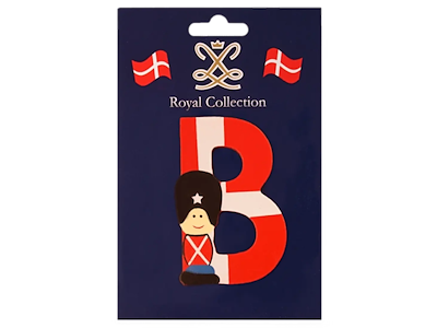 Wooden Letter Guardsman And Flag B