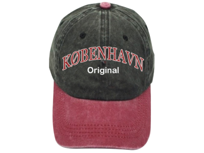 Cap Copenhagen Original Black Red