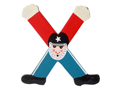 Wooden Letter Guard X