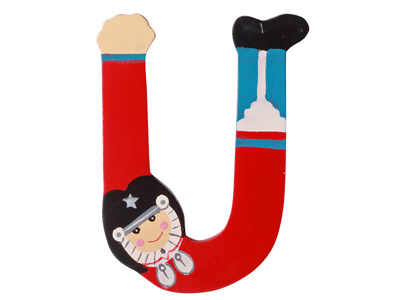 Wooden Letter Guard U