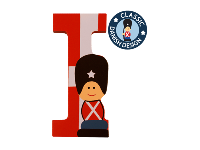 Wooden Letter Guardsman And Flag I
