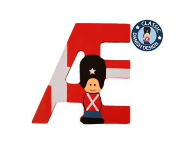 Wooden Letter Guardsman And Flag Æ