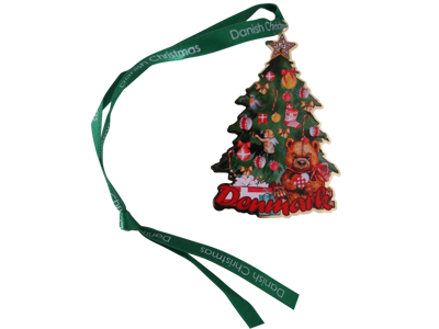 Christmas Ornament Christmas Tree And Teddy Bear