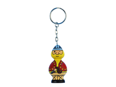Keyring, Viking Red Round