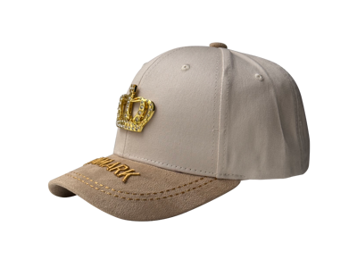 Cap, Metal Crown, Beige
