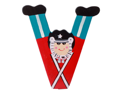 Wooden Letter Guard V