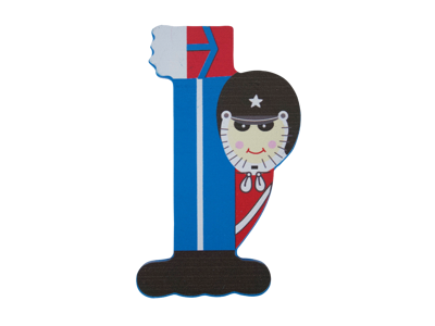 Wooden Number Guardsman 1